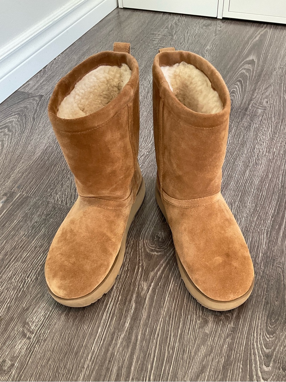 UGG Tan Suede Mid-Calf Boot